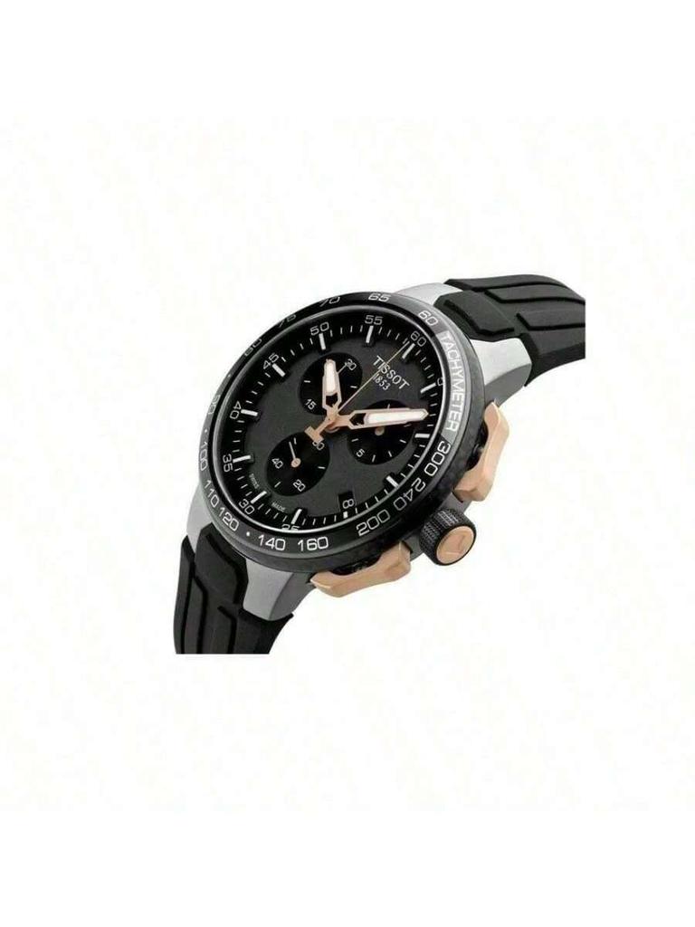 1 Men's Sports Quartz Watch, , with Black Chronograph Dial, Stylish Men's Accessory Street Style, Suitable Sports Wear, Great T111.417.37.441.07