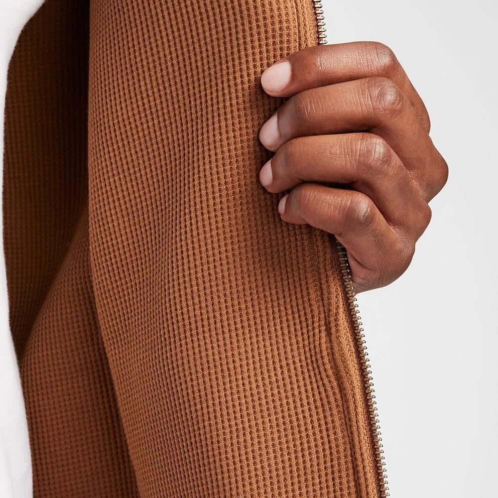 Nike Giacca con Zip Solo Swoosh Moda Loose Uomo Giacche Marrone Chiaro-Britannico FZ1165-281