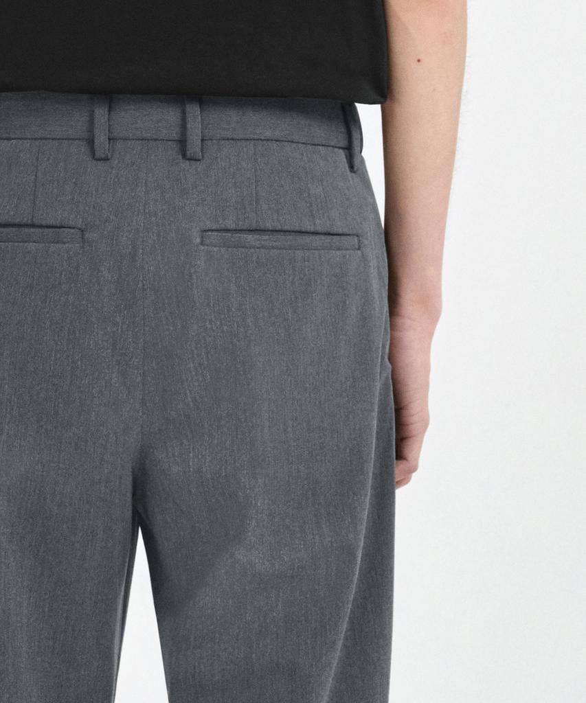 MUSINSA STANDARD Straight Hidden Banding Slacks [Medium Gray]