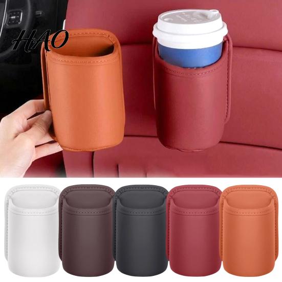 Space Saving Cup Holder for Car Universal Faux Leather Door Holder, Wide-Mouth Clip Organizer Drinks, Portable Side Phones, Multifunctional Automotive
