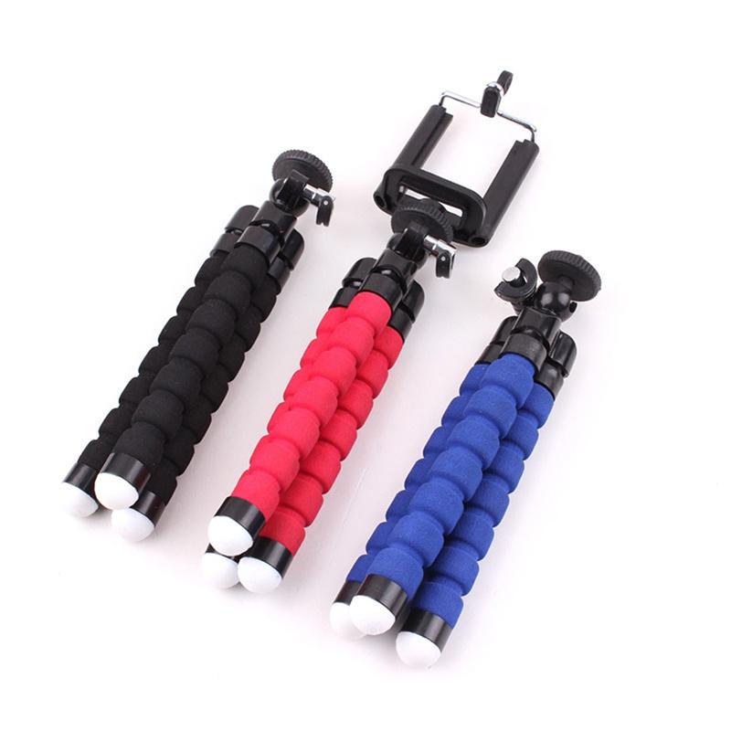 Mini Fleksibel Kamera Telefon Holder Fleksibel Blæksprutte Stativ Beslag Holder Monopod Tilbehør