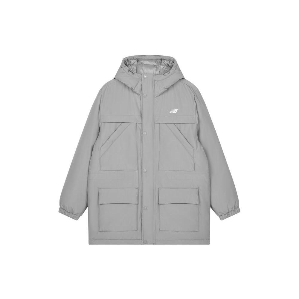 New Balance Sport Long Down Jacket Asia Sizing  Grey  Men s AMJ33320-TAG M