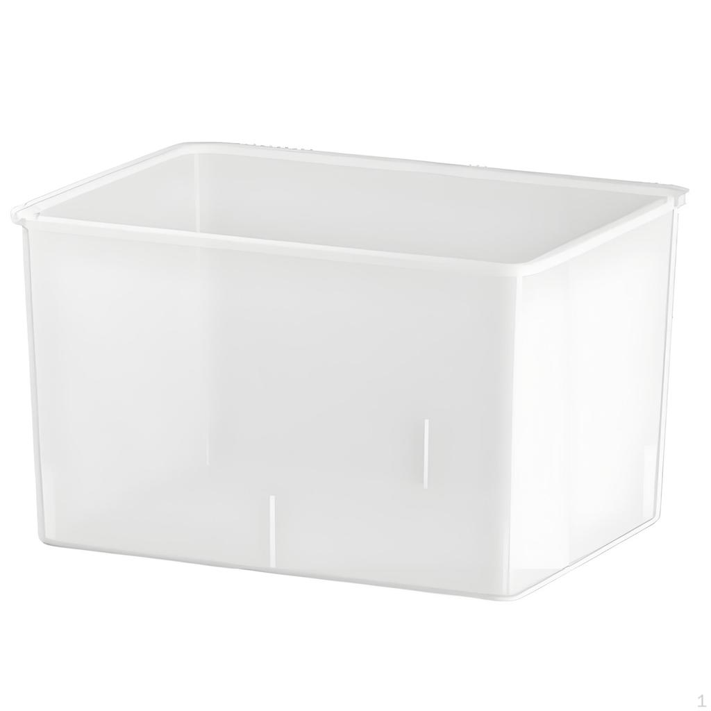 Tortoise Breeding Box, Removable Divider, Nursery Isolation Container White