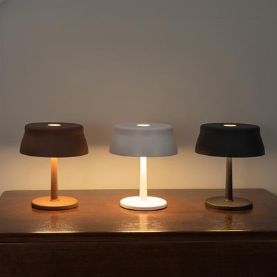 USB Table Lamp for Restaurant Cafe Bar Wireless Rechargeable Mushroom Lamp Touch Switch Night Light Mini Retro Nordic Led Lights
