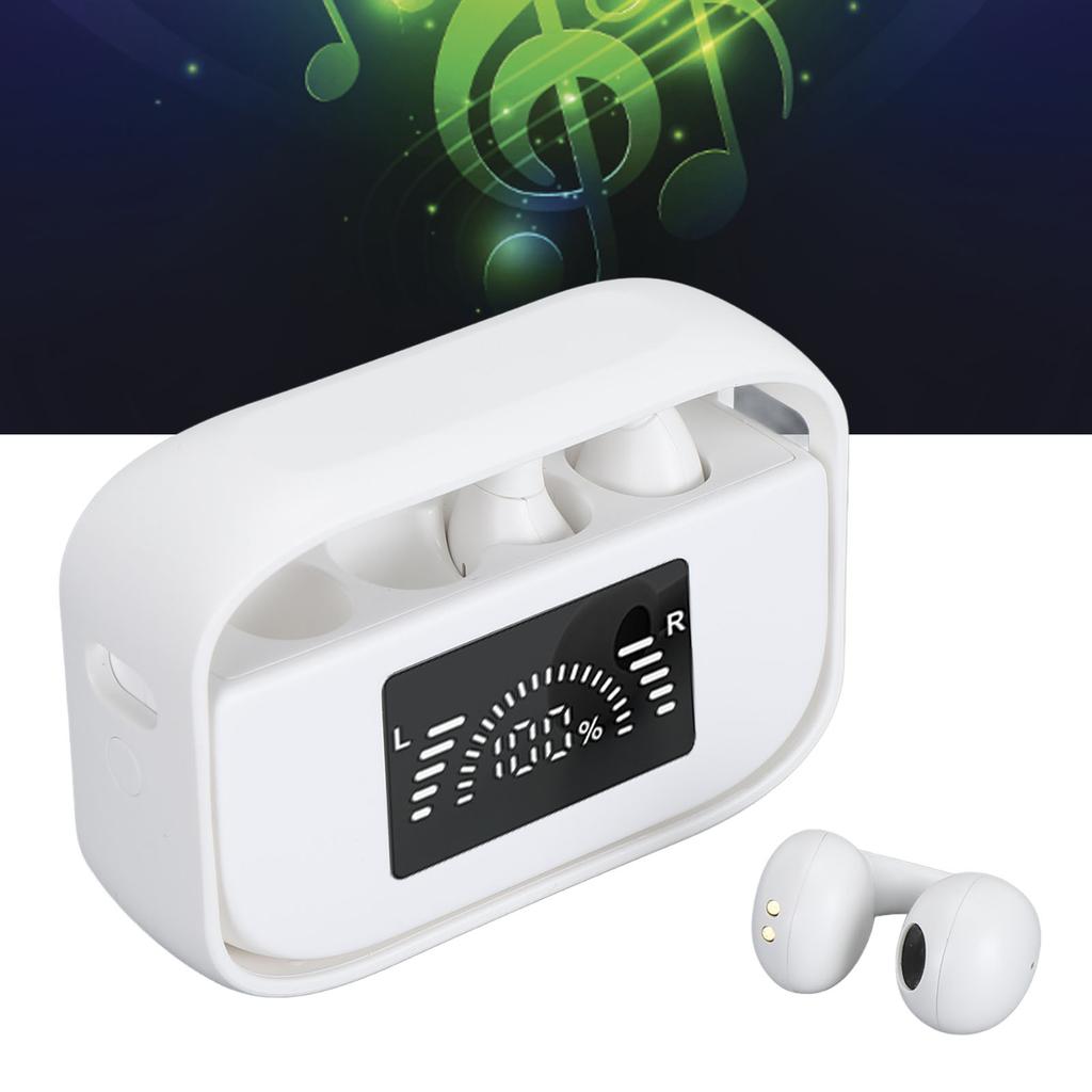 Clip On Headphones 5.3 IPX5 Waterproof Ergonomic Wireless Clip On Earbuds for Running Fitness