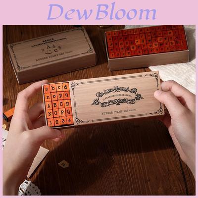Vintage Typewriter Letter Stamp Set For Scrapbooking And Journaling