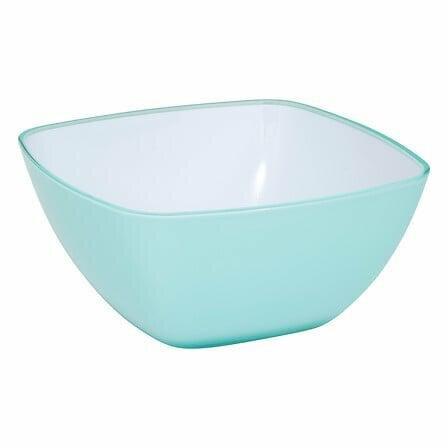 Plastic Bowl Square Munar 19 X 19 X 9 Cm Mint