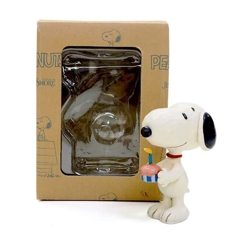 enesco Enesco Peanuts by Jim Shore Snoopy Birthday Mini 3 Multicolor Figurine, Inches,