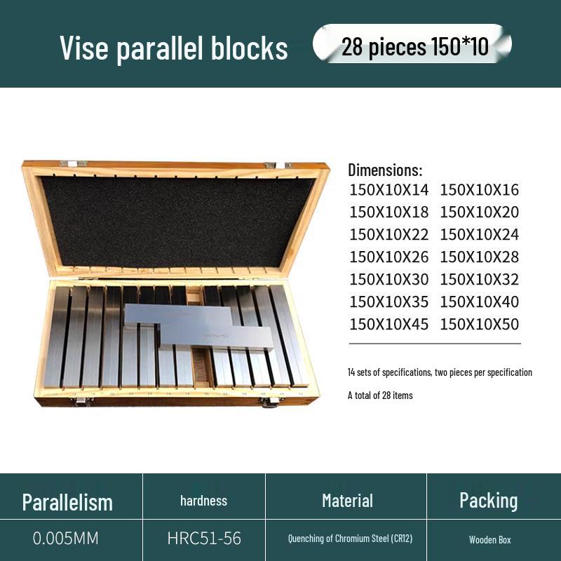 Parallel Shim Vise: CNC Milling Machine Fixture for Equal Height Support