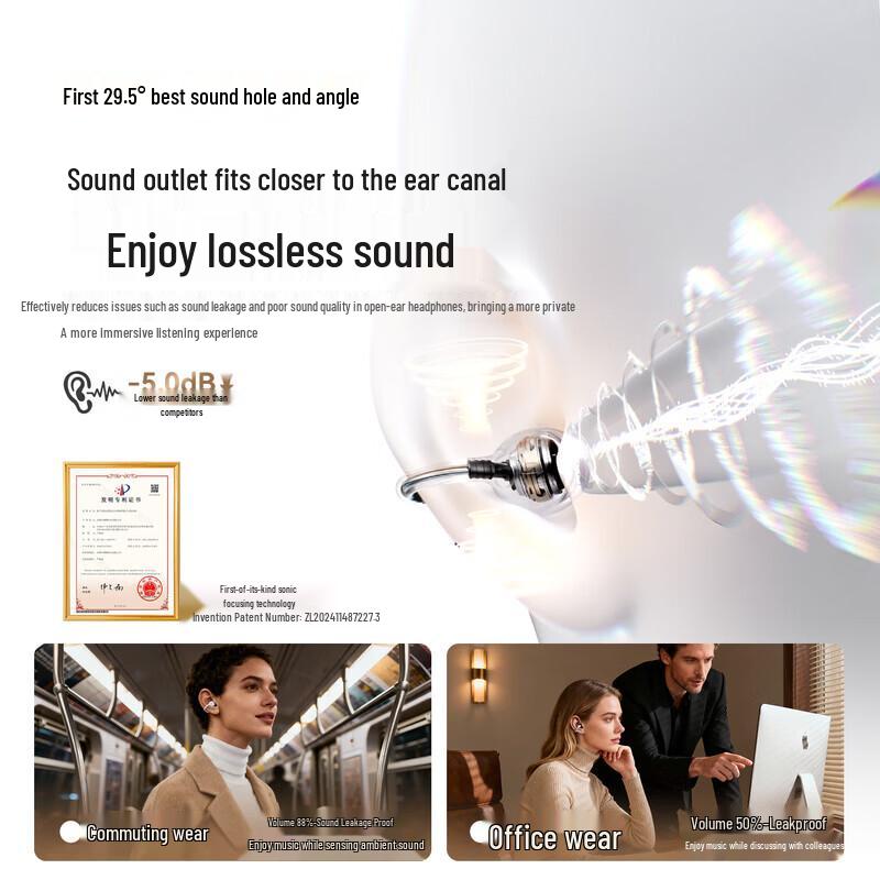 SANAG F30 Ear-clip Bluetooth Headset
