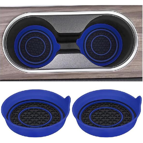 Mandark Car Cup Holder Coaster, 2.75 Inch Non-Slip Vehicle Cup Holder Ert Mats, Dustproof Automotive Interior Console Cup Ulated Pads Accessories,