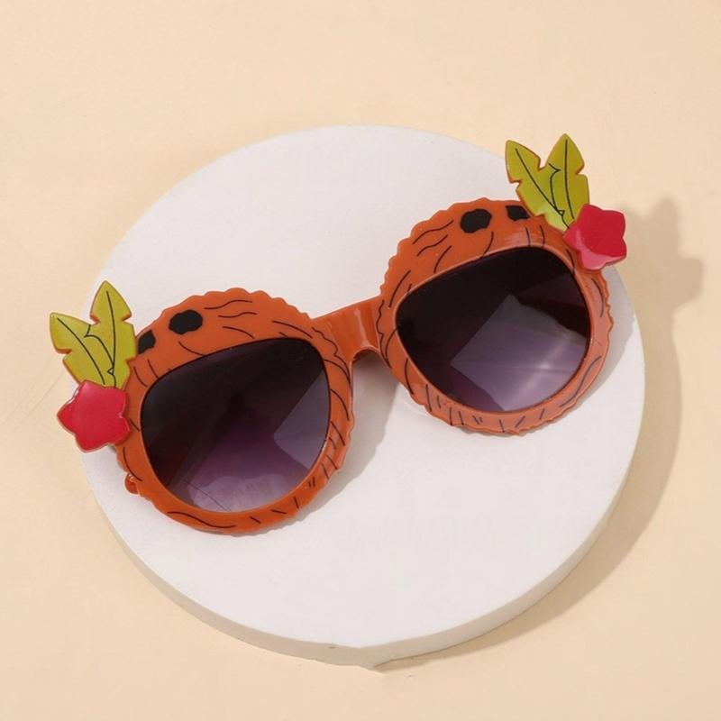Fashion Tropical Fruit Patterned Glasses For Role Play Event Outdoor Activities And Daily Fashion Accessories