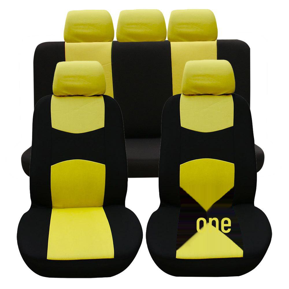 Universal Car Seat Cover Set for All Seasons - 4/9 Piece Set