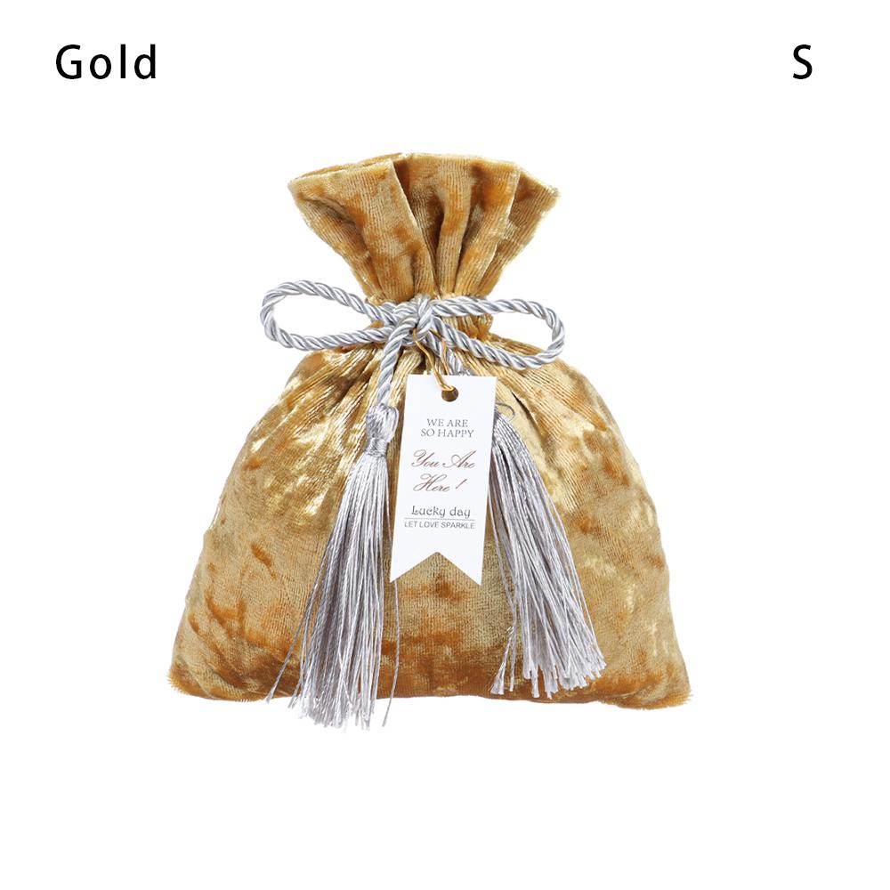 Fashion Velvet Candy Bag Drawstring Pocket Tassel Bag Dust Protect Wedding Party Jewelry Organizer Candy Pouches Gift Bags