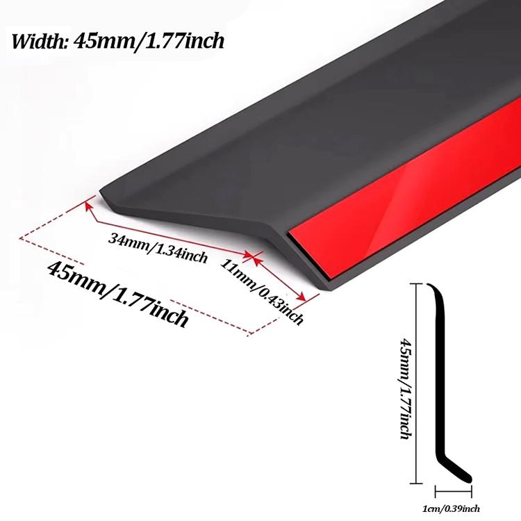 

1m Aluminum Alloy Window Edge Water Deflector Sealing Strip Balcony Water Blocking Bar Sliding Window Windproof Waterproof Board