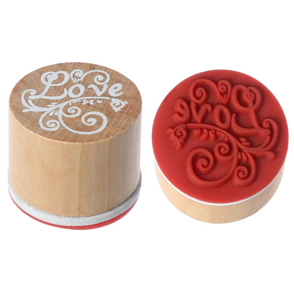 1PC Vintage Wooden Rubber Stamps Grass Plants Stamp DIY Scrapbooking Standard Stamp Home Sewing Crafts Decoration 2.5x6.5cm