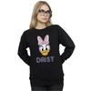 Disney Womens/Ladies Daisy Duck Face Sweatshirt