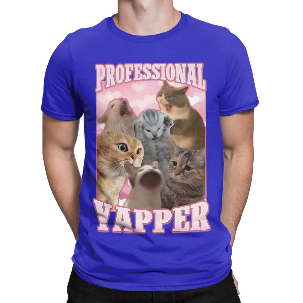 professional yapper funny meme Funny Graphic 100 Cotton TShirt Meme Tops Tees For Unisex