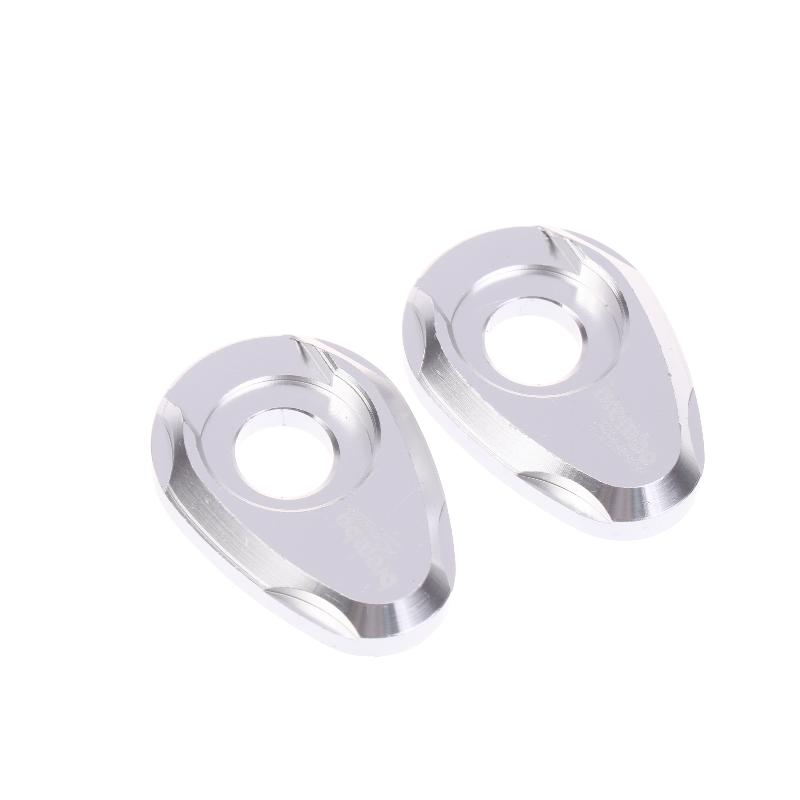 Motorcycle Turn Signal Adapter Spacer Turn Signals Motorcycle Aluminum Alloy Motorcycle Flasher For Turn Signal Indicator серебряный