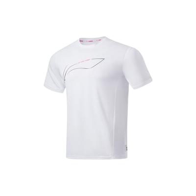 Li Ning Running Series Logo Grafisch Crew Neck Korte Mouw T-shirt Heren Tops ATST073-4