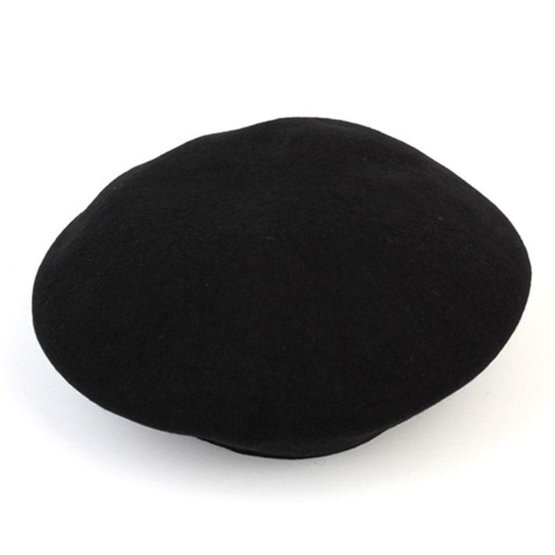 Universal chemistry Wool Black Overfit Beret Beret
