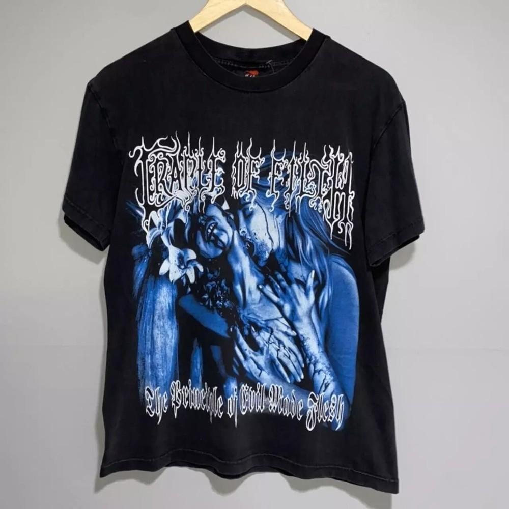 

Remake Cradle of Filth Black Short Sleeve Cotton Tshirt Unisex S5XL Unisex T-Shirt S