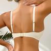 Women's Sexy Low Back Seamless Bra - Thin Straps, Small Chest Enhancement, No Underwire