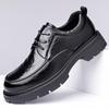 Chaussures Derby en Cuir Polyvalentes Automne 2025 pour Homme - Formelles & Décontractées Semelle Épaisse Chaussures de Mariage