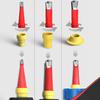 Seam Nozzle Kit 16 Sizes Universal Integrated Seam Beauty Nozzles with 6 Bases Duckbill Design Reusable Nozzles Tips for Precise Joint Filling