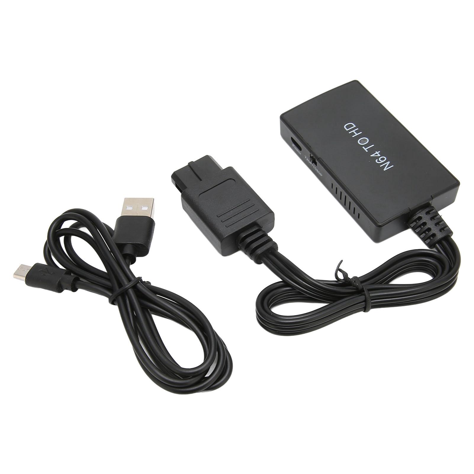 

Для N64 до HD Multimedia Interface Конвертер Підтримка 720P 1080P Перемикання Адаптер для відео Full HD для
