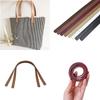 2pcs/Pair 60cm PU Leather Bag Strap Handle Shoulder Bag Belt Band for Women Handbag Handmade DIY Accessories With Rivets KZ0007