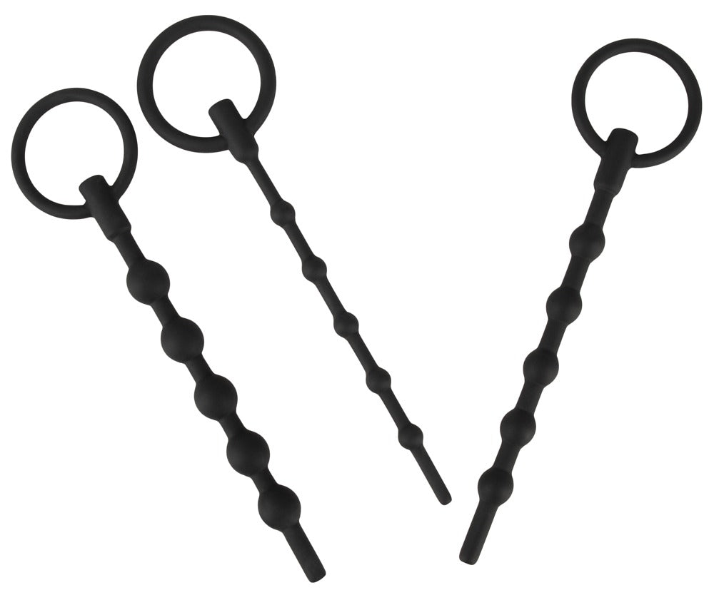 Kit de 3 Tiges d'urètre Training 12 cm - Diamètre 7 à 12mm - PENIS PLUG - Tiges Urètre