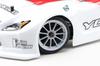 Yokomo Medium-Narrow Radial Tires Type Y (Set of 4) Pre-Mounted and Glued on 11-Spoke Wheels (Gray) ZR-144TPM2