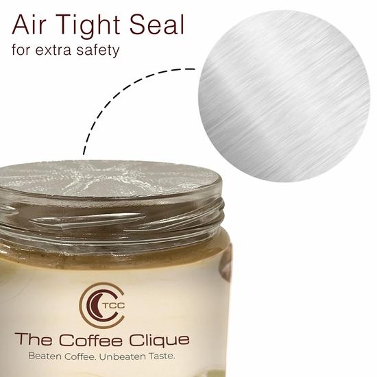 The Coffee Clique | Velvety Vanilla | Flavoured Beaten Coffee Paste | Cafe Like Cappuccino At Home  | 145 Grams | Flavoured Coffee