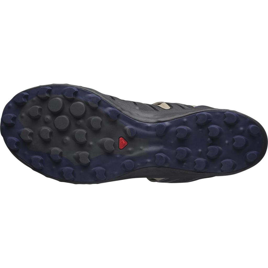 SALOMON Slip Resistant Abrasion Resistant River Trekking Shoes Unisex Black Sneakers 476747