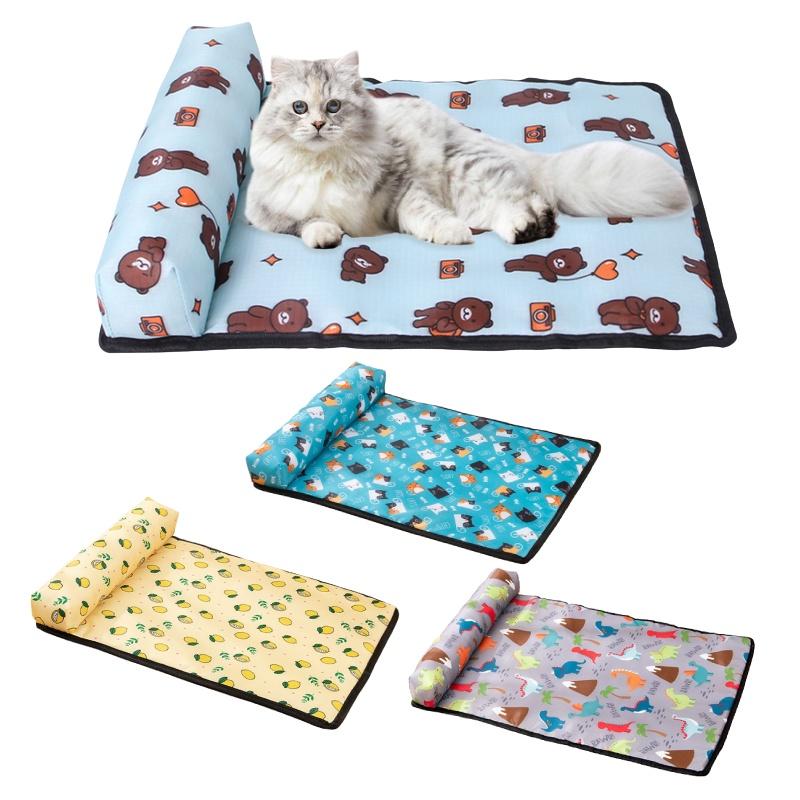 Kühlmatte für Hund Katze Eis Seide Decke Kissen Sitze Umweltfreundliches Und Sicheres Material Geeignet Für Ganzjährigen Gebrauch
