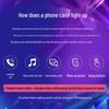Leuchtende Anti-Rutsch-Handyhülle für iPhone 16 Pro Max & Huawei bei eingehendem Anruf - Soundaktiviert, Verschleißfest, Siebenfarbiger Schutz.