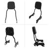 Motorcycle Rear Pessenger Sissy Bar Upright Backrest Black Chrome For Harley Softail Slim Street Bob Deluxe 2018-2025