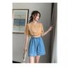 Extra Large Fat Sister Western Style Summer New Student High Waist Thin Loose Wide Leg Demin shorts Hot Pants