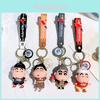 Crayon Shin-chan PVC Nyckelring Söt Silikonfigur Nyckelring Födelsedagspresent