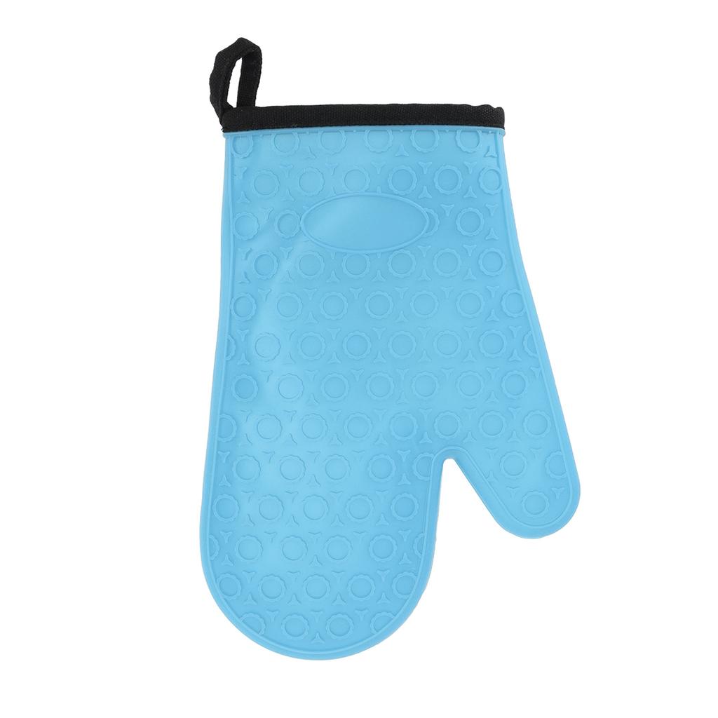 Silicone Oven Mitt High Temperature Resistant Waterproof Slip Proof Kitchen Baking Glove with