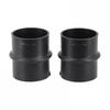 1.96\" Duct Joiner Connector 2Pc 2Pcs 2x 50mm Black