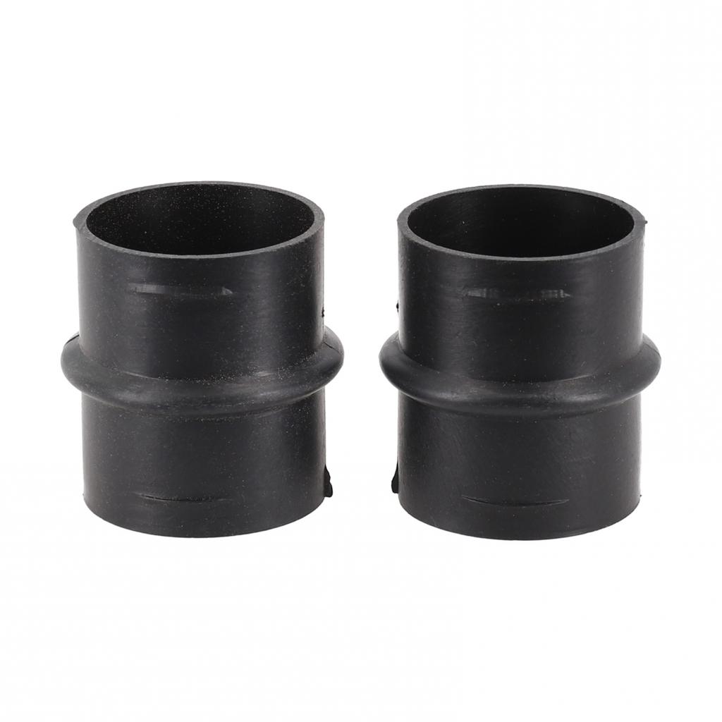 1.96\" Duct Joiner Connector 2Pc 2Pcs 2x 50mm Black