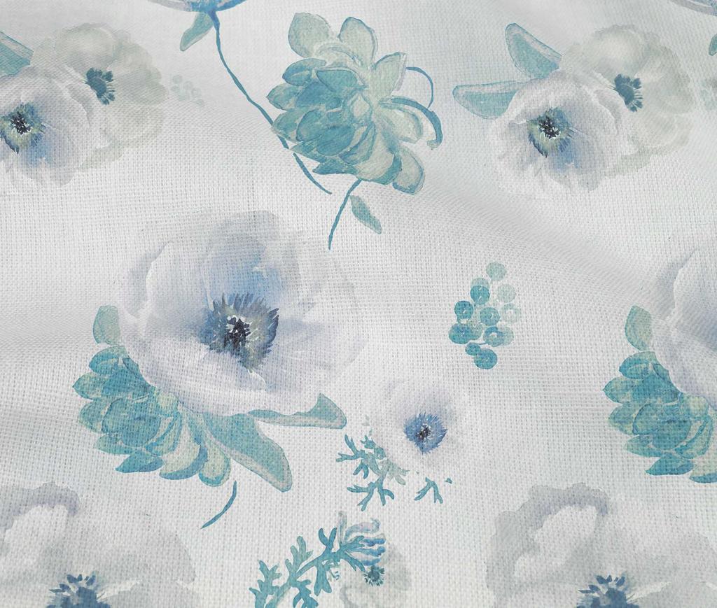 oneOone Cotton Flex Light Gray Fabric Florals Dress Material Fabric Print Fabric By The Yard 40 Inch