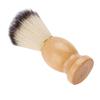 Portable Men Soft Synthetic Hair Wood Handle Beard Shaving Brush Barber Salon Tool