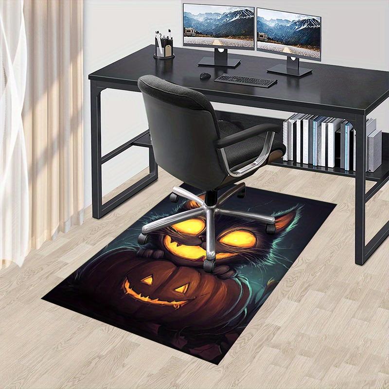 1pc Halloween Cat Themed Rug for Home Decor, Non-slip Office Carpet, Chair mat, Outdoor Mat, Christmas and Halloween gifts-0731062 60cm by 90cm