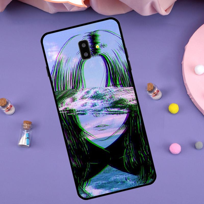 Sad Japanese Anime Aesthetic Cover For Samsung Galaxy J4 J6 2018 A7 A9 A6 A8 Plus J8 J3 J5 J7 2017 J1 A5 A3 2016 Case