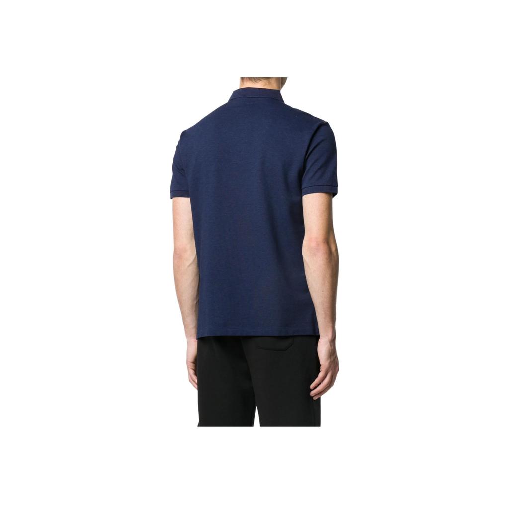 Polo Ralph Lauren Solid Color Small Pony Embroidered Slim Fit Short Sleeve Polo Shirt Men Tops Navy-Blue 710671764-072