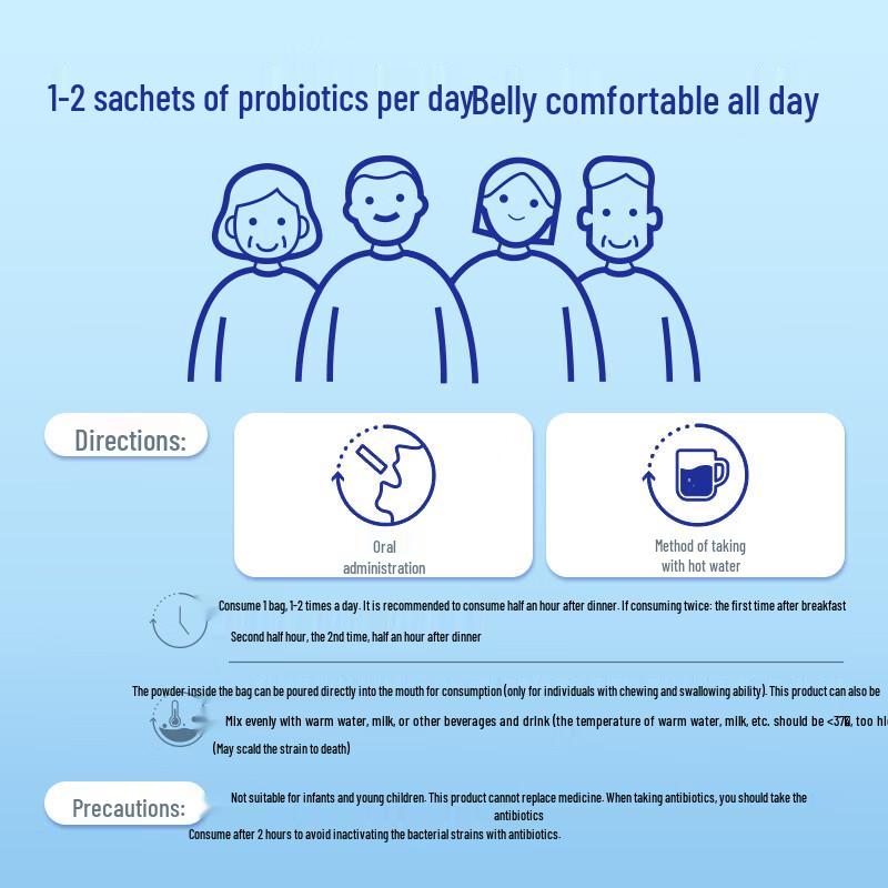 Jingzao 2 Trillion CFU Probiotic Powder Gift Box