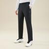 Anta Basketball Series Solid Color Sports Casual Warm Lace-Up Water-Resistant Fleece KT Pants Men Pants Basic-Black 952341501-1